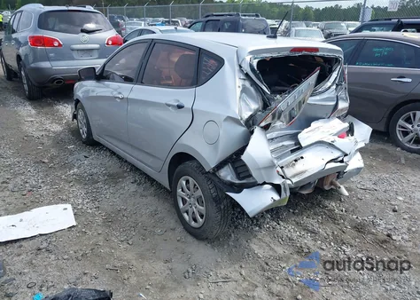 2012 Hyundai Accent Gs z USA, uszkodzony, nr VIN KMHCT5AE5CU020197